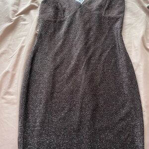 Elegant Shimmering Brown Dress